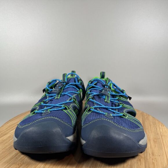 S Teva Manatee Sandals Boys Youth 7 Mesh Blue Enclosed Toe‎ Hiking Youth - Picture 2 of 6